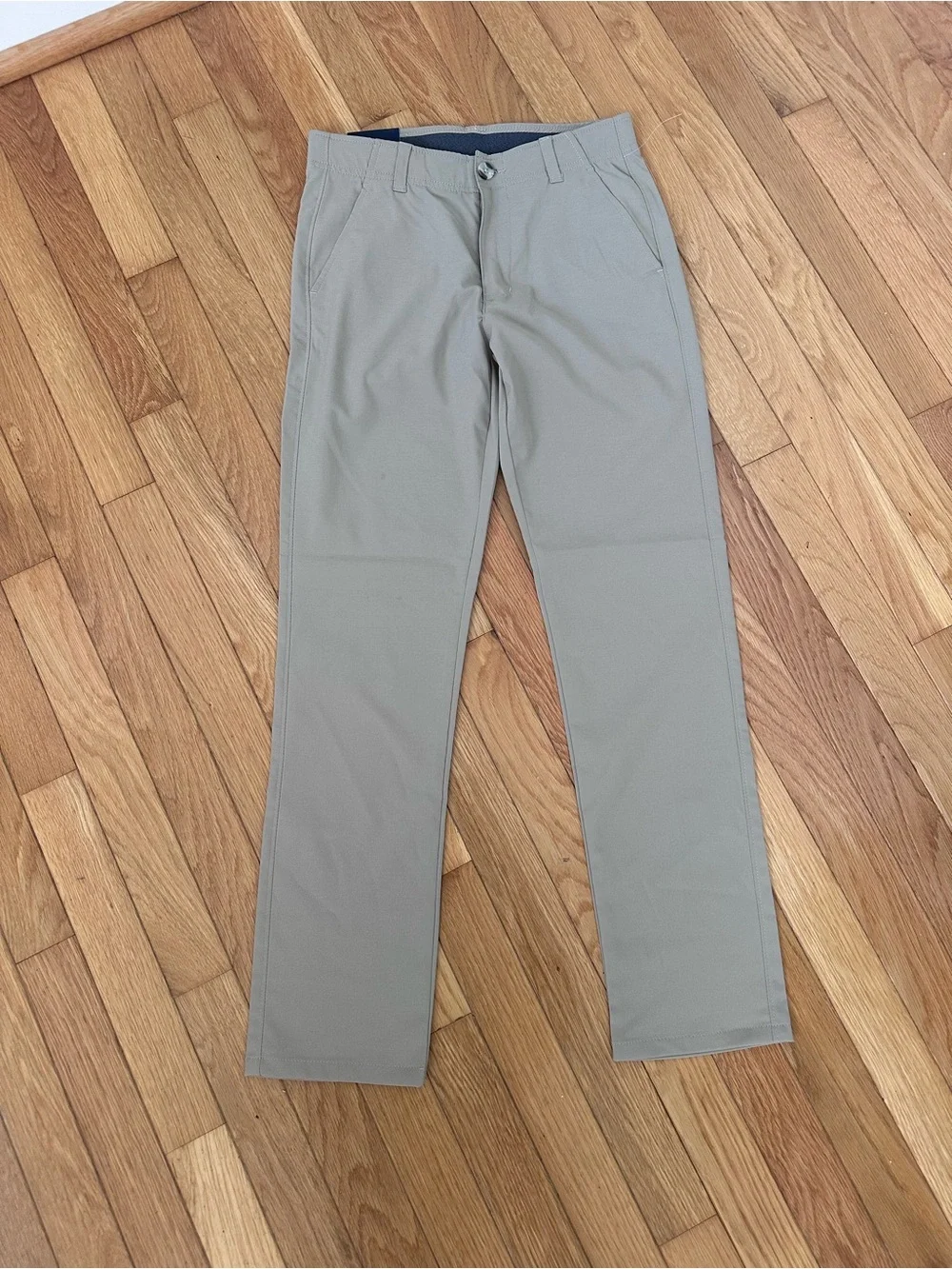 Boys Chaps Classic Straight-Fit Khaki Pants Size 12